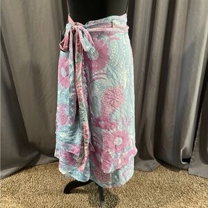 Jovani designs NWT silk blend wrap skirt size medium